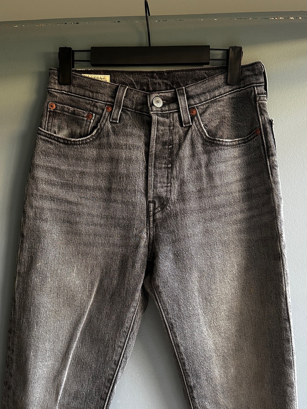 Levi's 501 Original Gray Washed Jeans